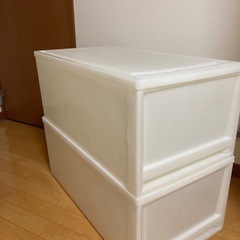 【受け渡し予定者決定済です】収納ケース　2個セットの画像