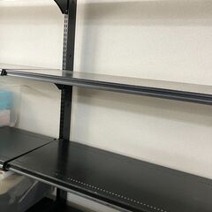 募集は一旦終了いたします。ディスプレイ棚　業務用　ブラック　中古の画像