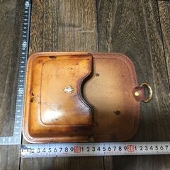 鴻池製作所 百合の紋章 本革レザーラック ウォールラック KOUNOIKE 【h251208007】の画像