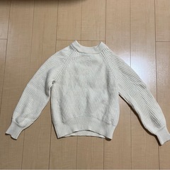 ナノユニバース　　アイボリー　セーター　Sの画像