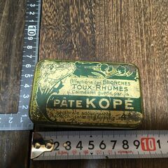 ビンテージ 雑貨 PATE KOPE TIN缶 インテリア 小物入れ ケース 【h251207006】の画像