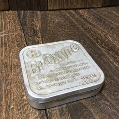 ビンテージ 雑貨 フランス雑貨 BiOxyne TIN缶 インテリア 小物入れ ケース 【h251207005】の画像