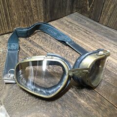 アンティーク 雑貨 レトロ ラッキーストライク オリジナルゴーグル インテリア 【h251206008】の画像