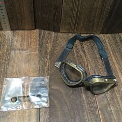 アンティーク 雑貨 レトロ ラッキーストライク オリジナルゴーグル インテリア 【h251206008】の画像