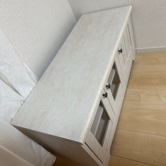 テレビ台アイボリーの画像