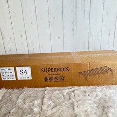 新品 ベッド ベッドフレーム シングル すのこベッド シングルベッドの画像