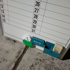 くまねず《姫路》パイロット☆月予定ホワイトボード☆w600mm xd900mmの画像