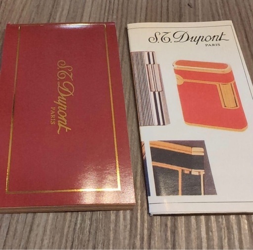 S.T.Dupont PLAQUE ARGENT G ライン2 デュポンライター