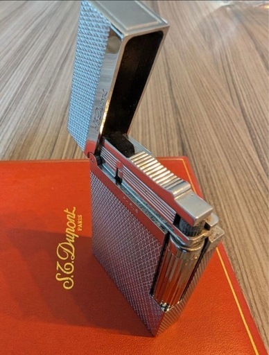 S.T.Dupont PLAQUE ARGENT G ライン2 デュポンライター