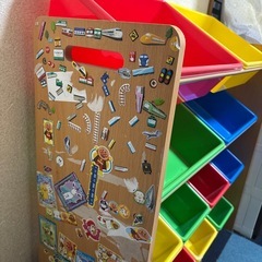 トイザらス 収納ラック おもちゃボックス オーガナイザーの画像