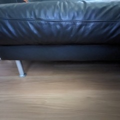 【12月中お引取り希望】無印良品 本革レザーソファの画像