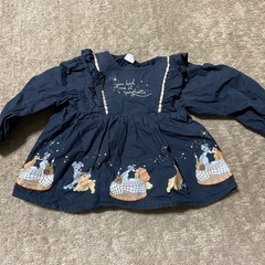 秋冬向け 女の子向け　ベビー服6点(サイズ80)の画像