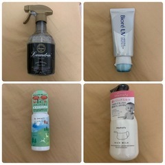 【無料】日用品・食品まとめて／ほぼ未使用（※日焼け止めのみ使用）の画像