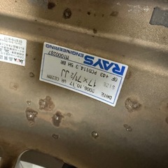 RAYS VOLK RACING CE28N ホイール 17インチ
の画像