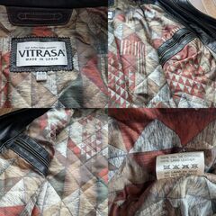 VITRASA 古い革ジャン Mサイズの画像
