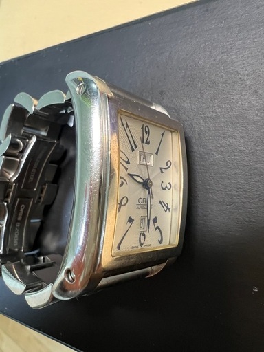 オリス ORIS マイルス 7525 レクタンギュラー　自動巻き時計
