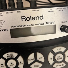 電子ドラム　ローランドTD-6V
の画像