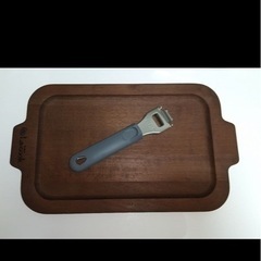 (新品未使用)パロマla-cook グリルプレートセット (木製プレート付き)の画像