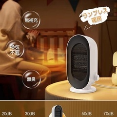 【新品】セラミックヒーター 小型 400W/600Wの画像