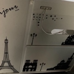 高級カウンターワゴン　コンセント付の画像