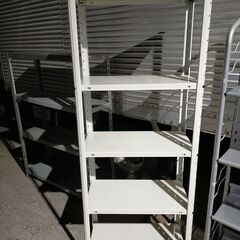 くまねず《姫路》スチール棚5段②☆w610xd310xh1500☆ホワイト^^の画像