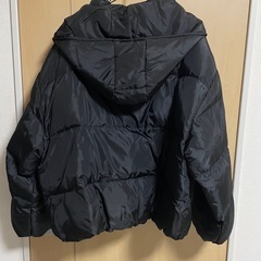 黒 ダウン  ジャンパー　Lサイズ 新品未使用品　防寒着の画像