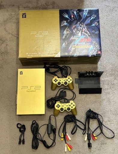 【美品】プレイステーション2 百式ゴールド・パック