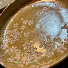 桜柄プレート　５枚セット の画像