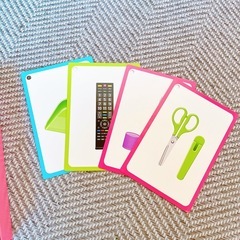 モンテッソーリ 知育玩具 言葉カードの画像