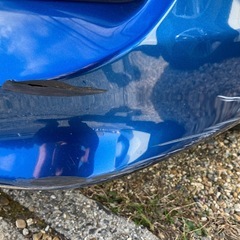 NHP10アクア　フロントハーフスポイラー　青の画像