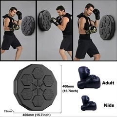 音源付きボクシングエクササイズ！大人用と子供用グローブ付きの画像