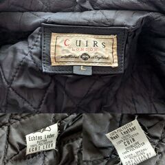 CUIRS 古いライダース Lサイズの画像
