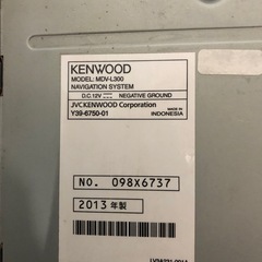 【取引き中】KENWOOD 彩速ナビ MDV-L300本体のみ の画像