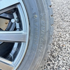 アルミホイールスタッドレスタイヤの画像