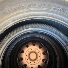 155/65R13, ブリヂストン,2022年-２本,2019年-2本 の画像