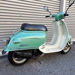 4398.お洒落レトロ　ジョルノ　激速　バッテリー、ミラー新品　千葉県柏市　即日配送、自走引き取りも可能の画像