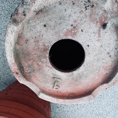 9号 レンガ風 植木鉢 6個まとめての画像