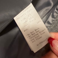 M-PREMIER ダッフルコート　38 の画像