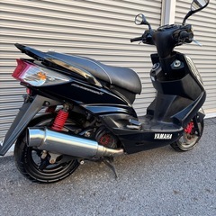 4400.社外マフラー付属　シグナスx2型　SR シート、ミラー新品　千葉県柏市　即日配送、自走引き取りも可能の画像