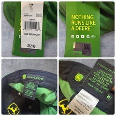 【新品タグ付】JOHN DEERE YOUTH ジョンディア キャップ キッズの画像