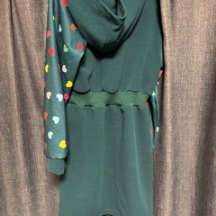 グリーン ハート ワンピース 130の画像