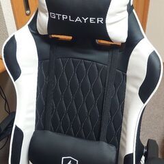 GTPLAYER ゲーミングチェア 白 デスク pcチェア 椅子 テレワーク 145°リクライニング オットマン付き ゲームチェア ハイバック ランバーサポート ポケットコイルが内蔵 PUレザー GTPlayerシリーズ GTP900の画像