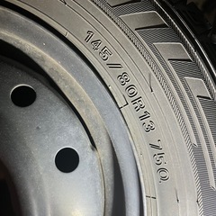 ワゴンR、MRワゴン、ハスラー、モコスタッドレスタイヤ145/80R13の画像