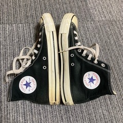 コンバース ★ ハイカット スニーカー　27cm 　メンズ　ブラック　人気の画像