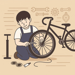 【業務委託】自転車の出張修理スタッフ募集（スキマ時間OK）の画像