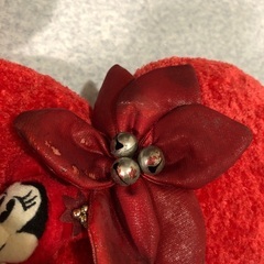 レア　東京ディズニーリゾート　クリスマス　ファンキャップ　ポインセチアの画像