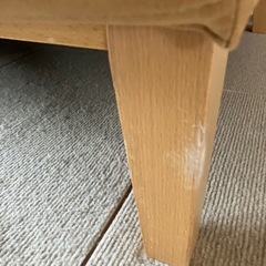 FLANNEL SOFA MAROON カウチ付きソファ＋クッション2個付の画像