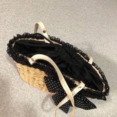 カゴバック　内袋付きの画像