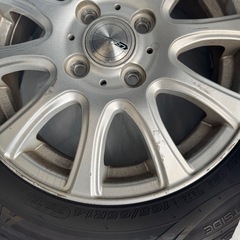 軽自動車用 165/65R14 チューブタイヤ 4本セット ほぼ新品の画像