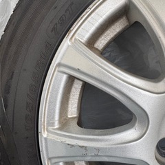 軽自動車用 165/65R14 チューブタイヤ 4本セット ほぼ新品の画像